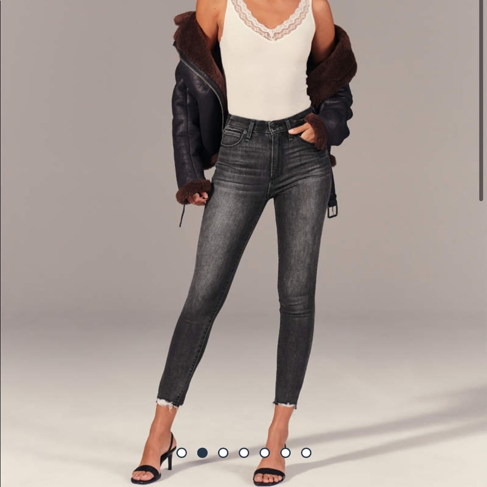 Abercrombie & Fitch Super Skinny Ankle Jeans